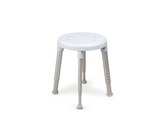 [1281.AA.15] Tabouret de douche EASY rond - couleur bleu - Stk.