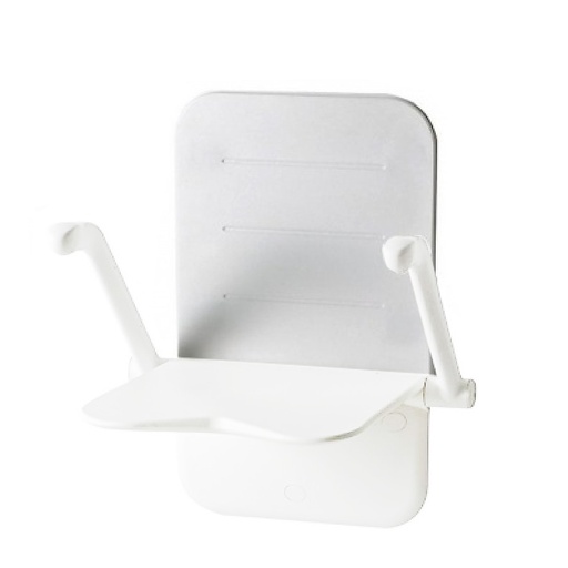 [1395.AA.11] Sgabello per doccia RELAX  - colore bianco - con braccioli - senza piedi - con cuscino schienale - Stk.