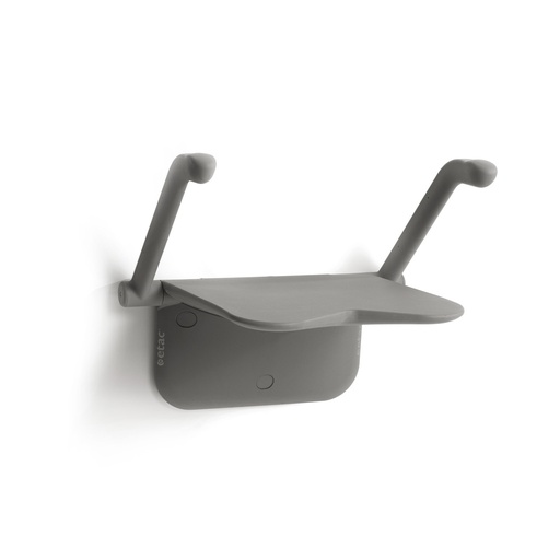 [1395.AA.20] Sgabello per doccia RELAX  - colore grigio - con braccioli - senza piedi - senza cuscino schienale - Stk.