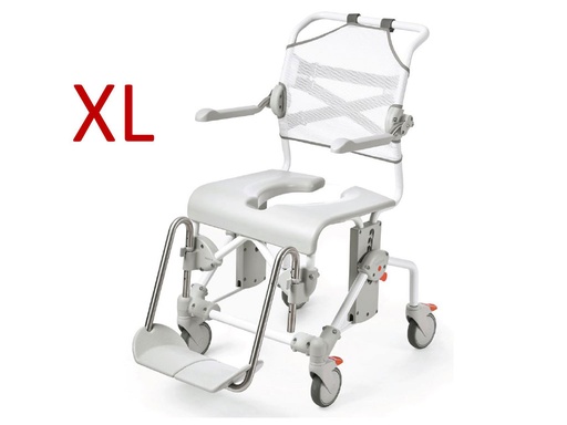 [1282.AA.29] Sedia per doccia/WC SWIFT MOBIL-2 XL - con schienale largo - Stk.